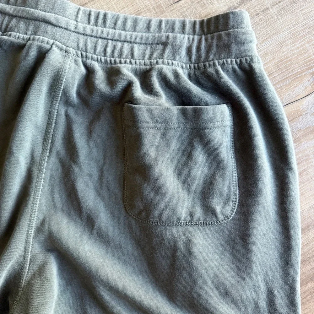 The North Face Mens Fleece Joggers Olive Green Sweatpants Large RN 61661
